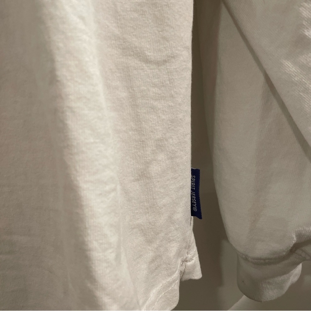 Disney White Shirt with Red, Yellow, and Blue Trim Spirit Jersey - Picture 3 of 6